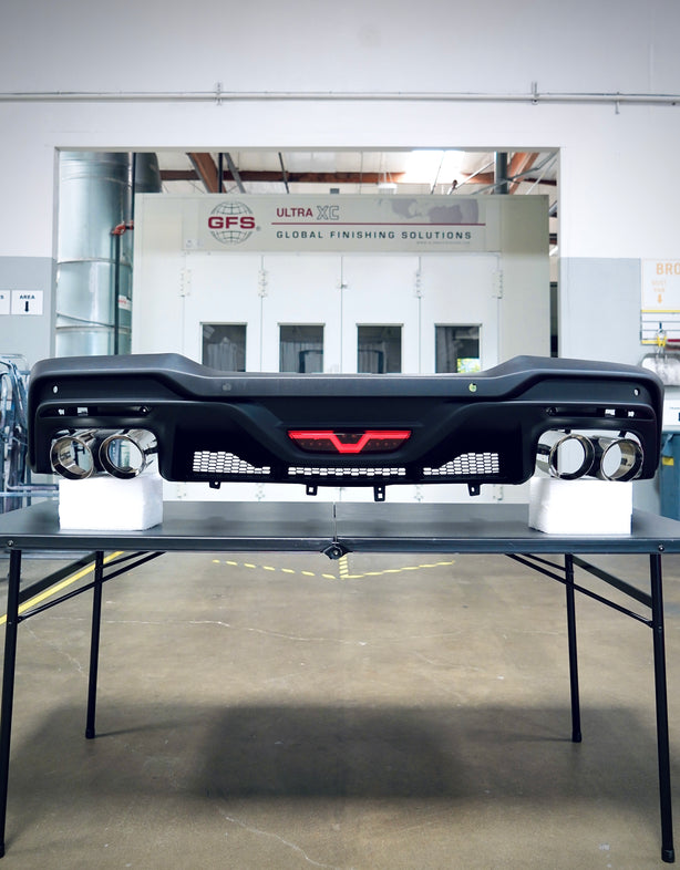 i5Autohaus 2024-2025 Mustang Dark Horse Style Rear Valance image 0