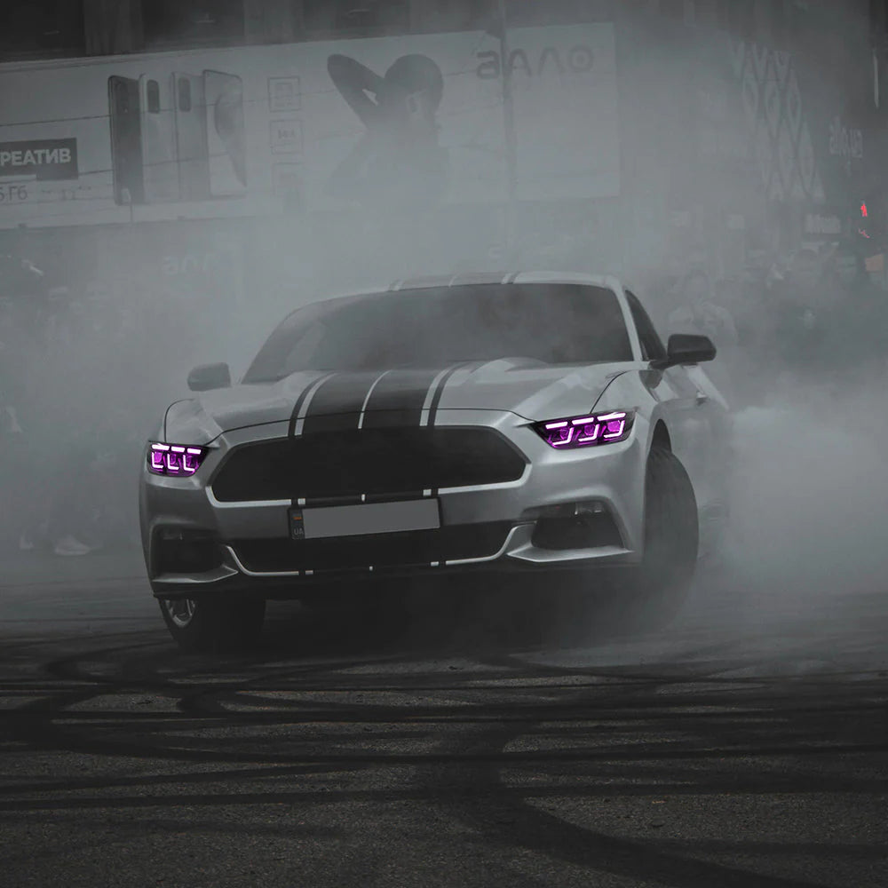i5Autohaus RGB Colorshift S650 Style Headlights for 15-17 Mustang image 5