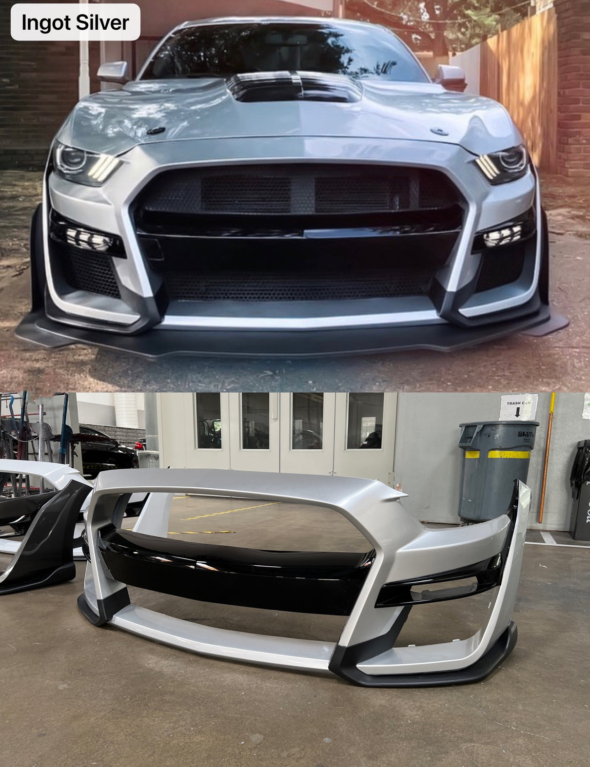 i5Autohaus GT500 Style Bumper for 2015-2017 Mustang image 7
