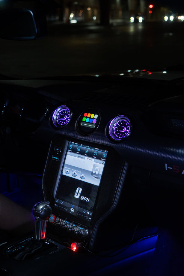 15-23 ColorShift AC Vents With LED Digital Gauge image 0