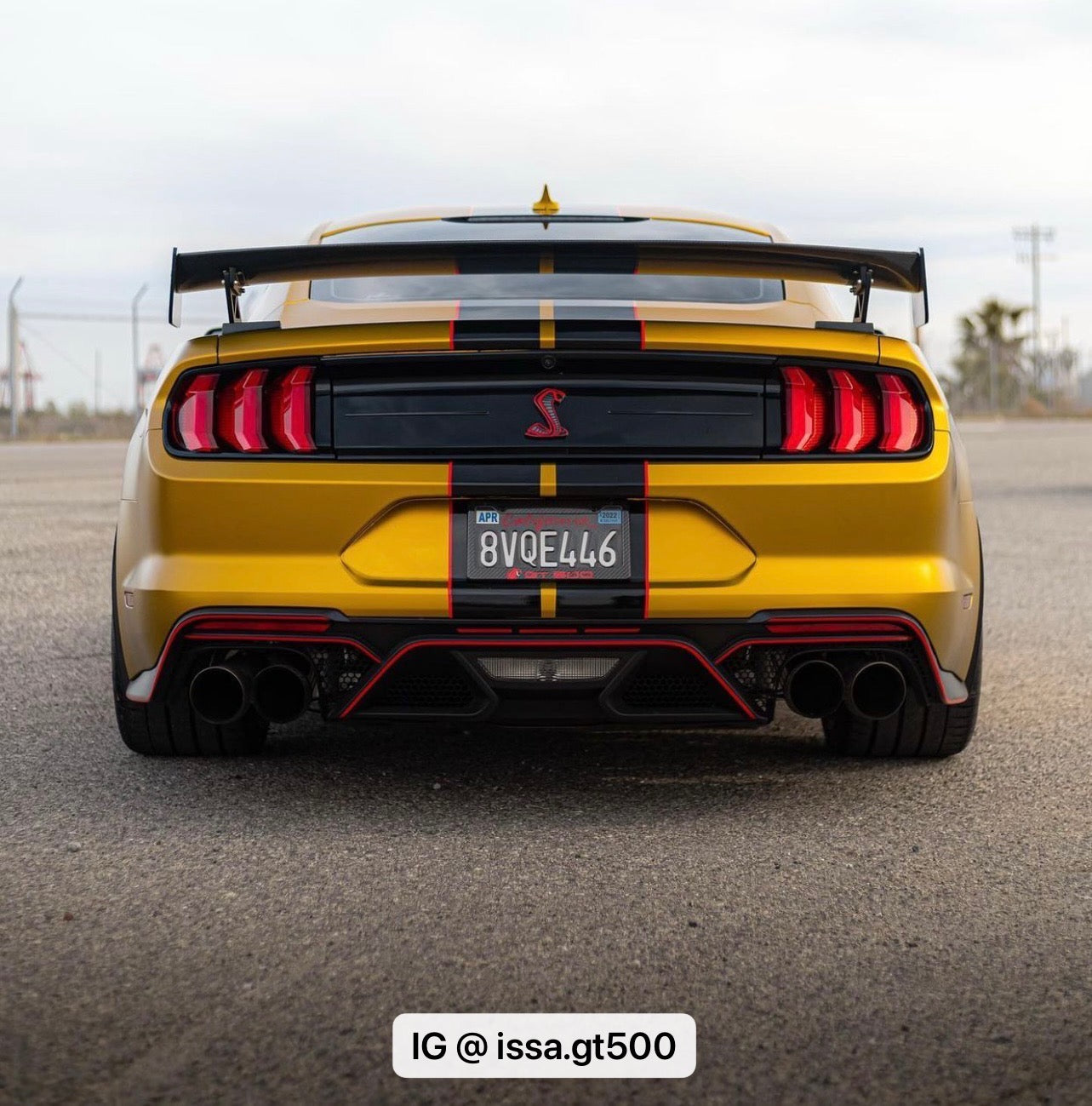 GT500 Style Carbon Fiber Track Pack Wing image 4